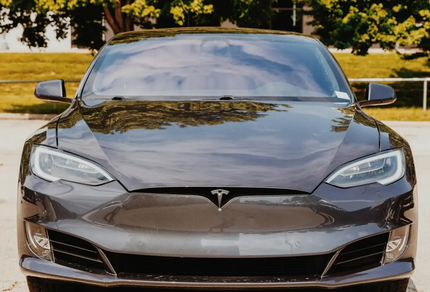 Cincinnati Car Tinting ceramic window tint on a Tesla in Hyde Park, Cincinnati